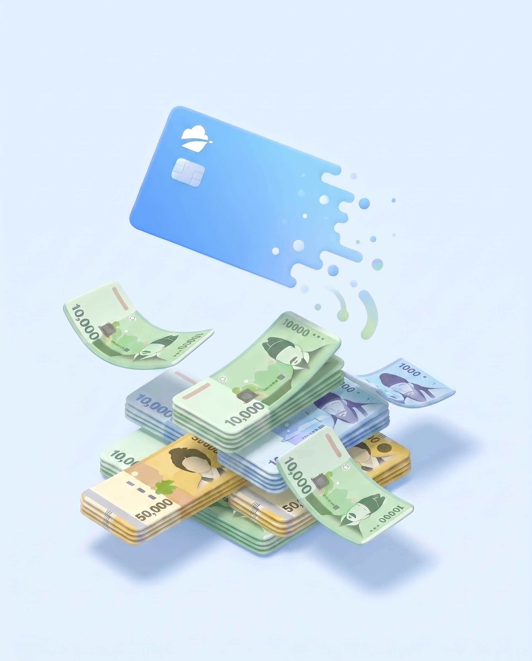 위고페이 카드→현금